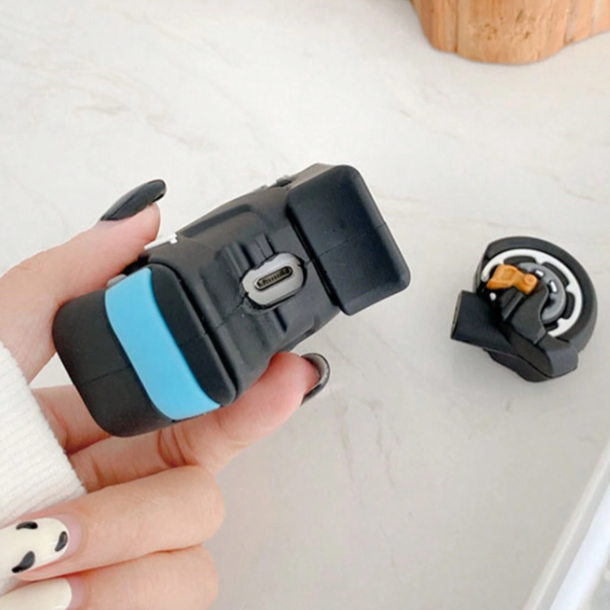 Funky Super Bike Airpods Case