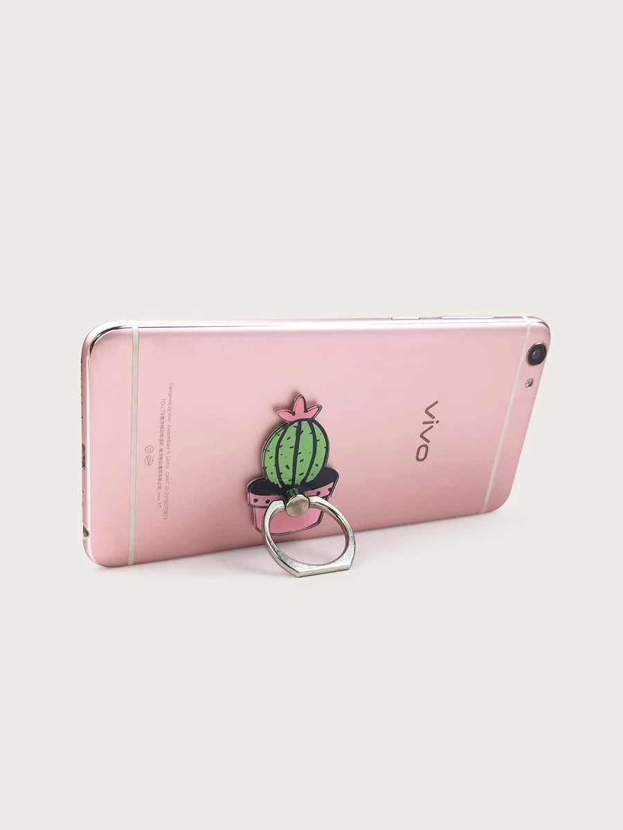 Cute Cactus Pop Out Phone Ring