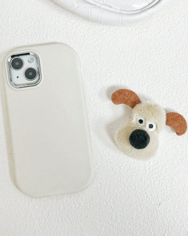 Fluffy Dog Phone Grip