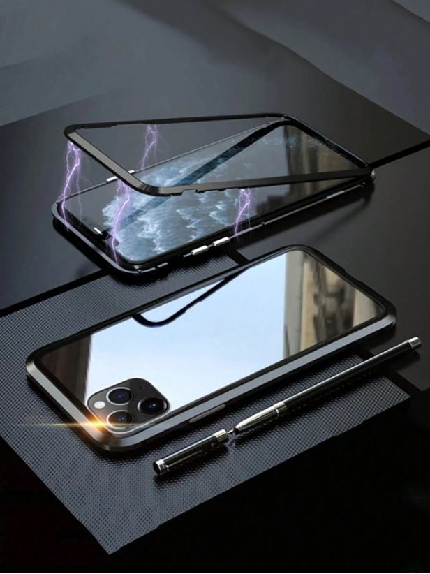 Double-Sided Tempered Glass Magnetic Phone Case
