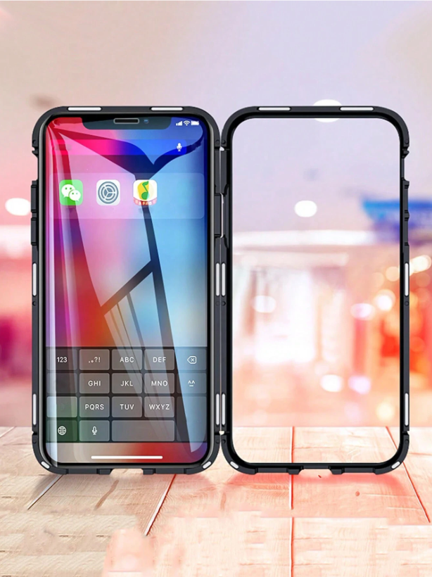 Double-Sided Tempered Glass Magnetic Phone Case