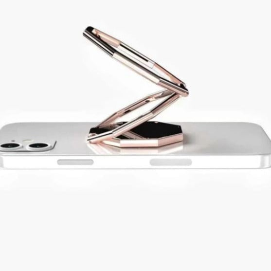 Foldable Rose Gold Pop-Out Phone Grip