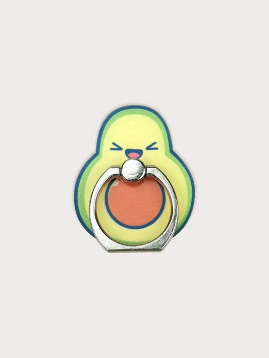 Cute Avocado Pop Out Phone Ring
