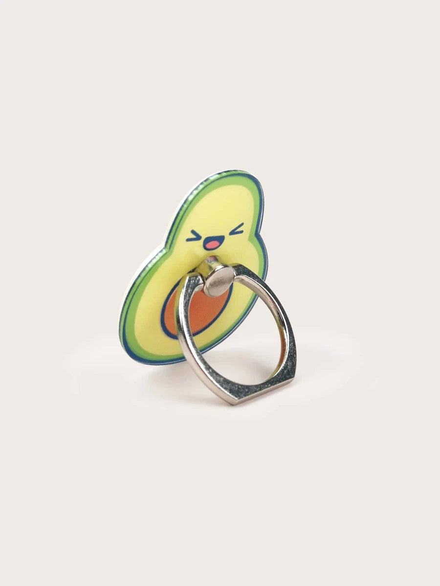 Cute Avocado Pop Out Phone Ring