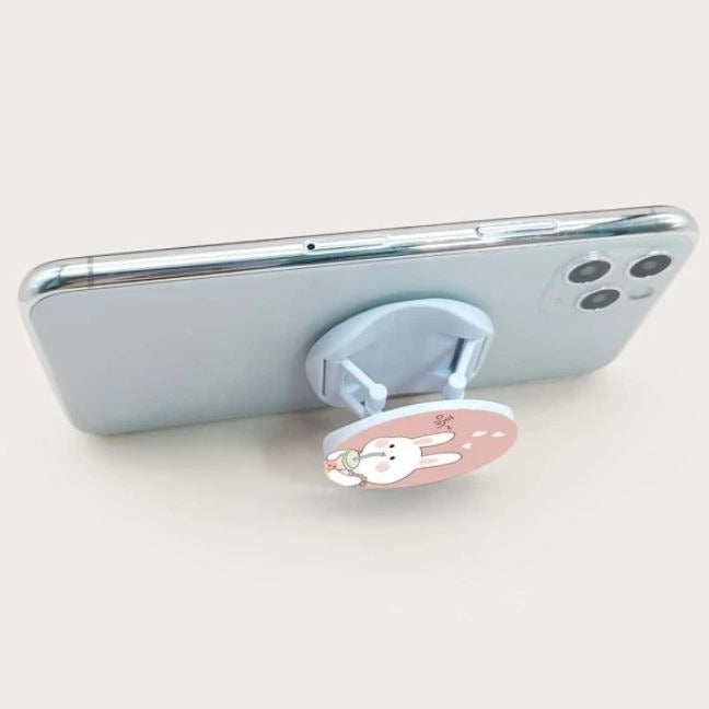 Pink Bunny Pop-Out Phone Grip