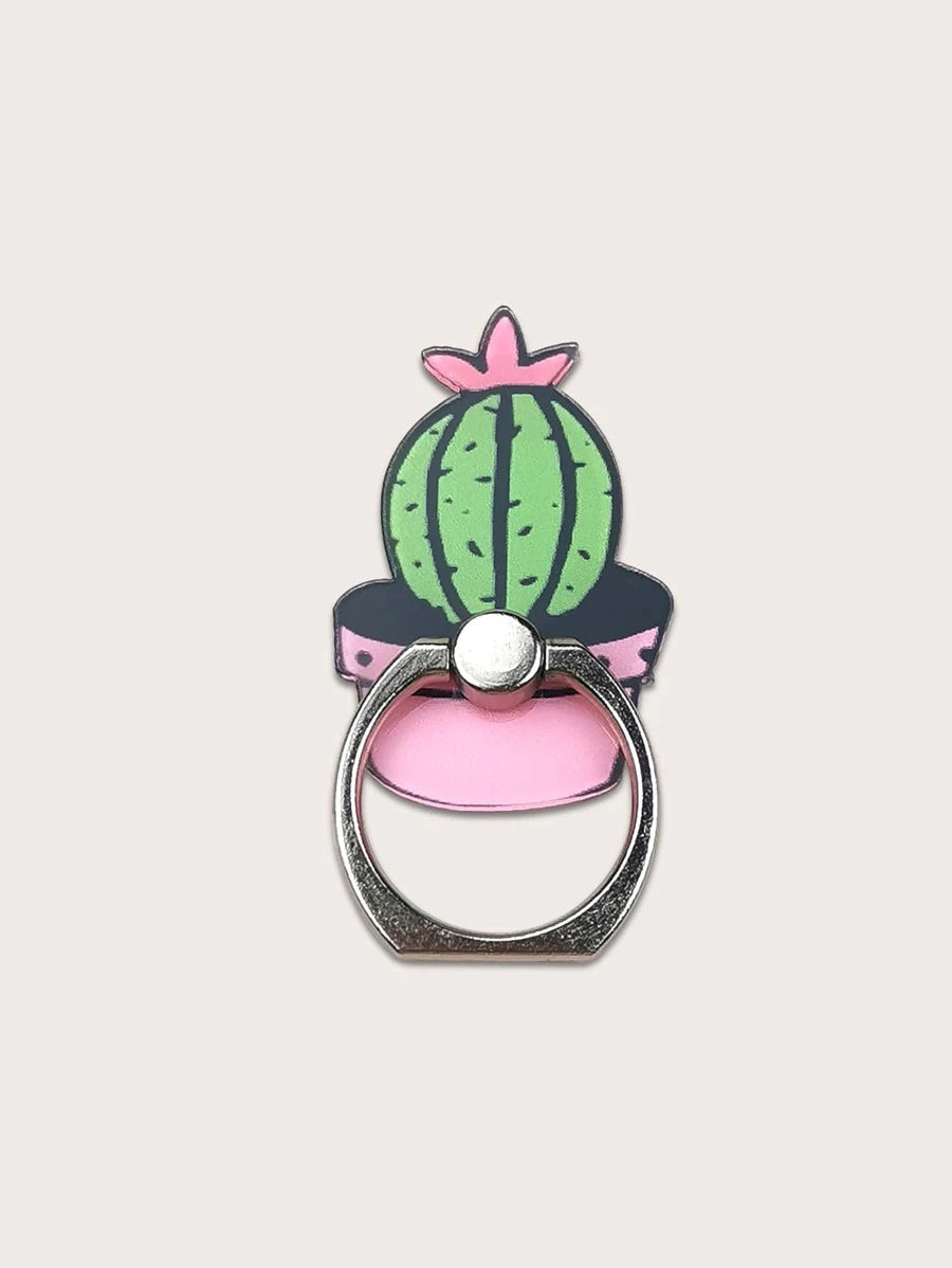 Cute Cactus Pop Out Phone Ring