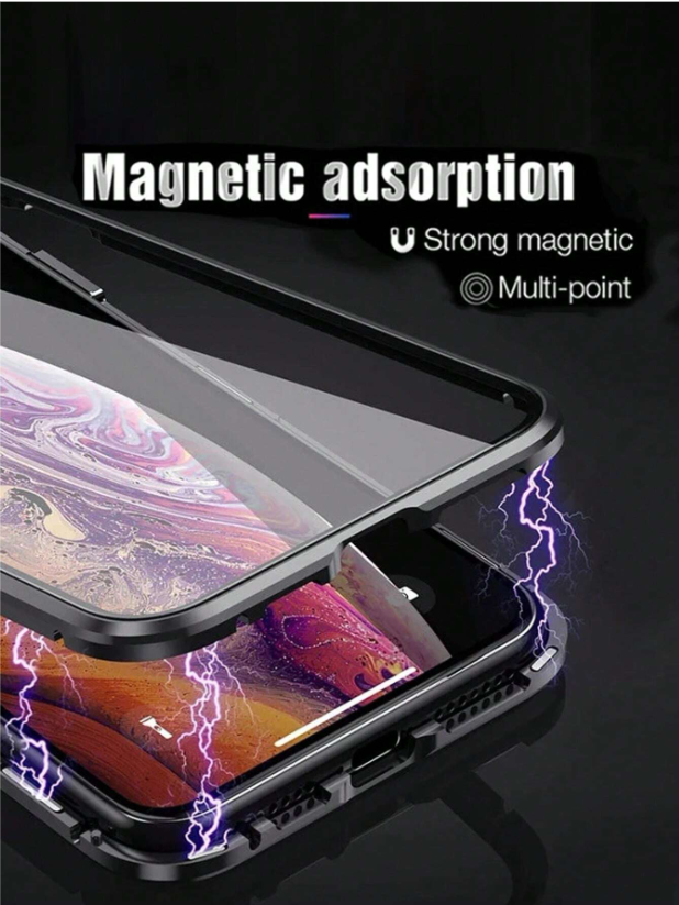 Double-Sided Tempered Glass Magnetic Phone Case