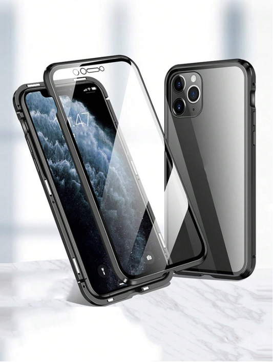 Double-Sided Tempered Glass Magnetic Phone Case