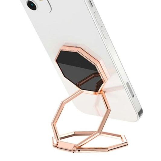 Foldable Rose Gold Pop-Out Phone Grip