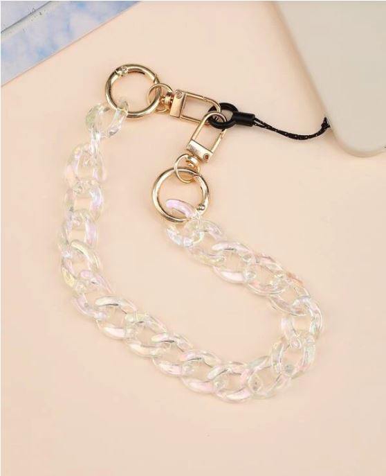 Phone Landyard Clear Chain