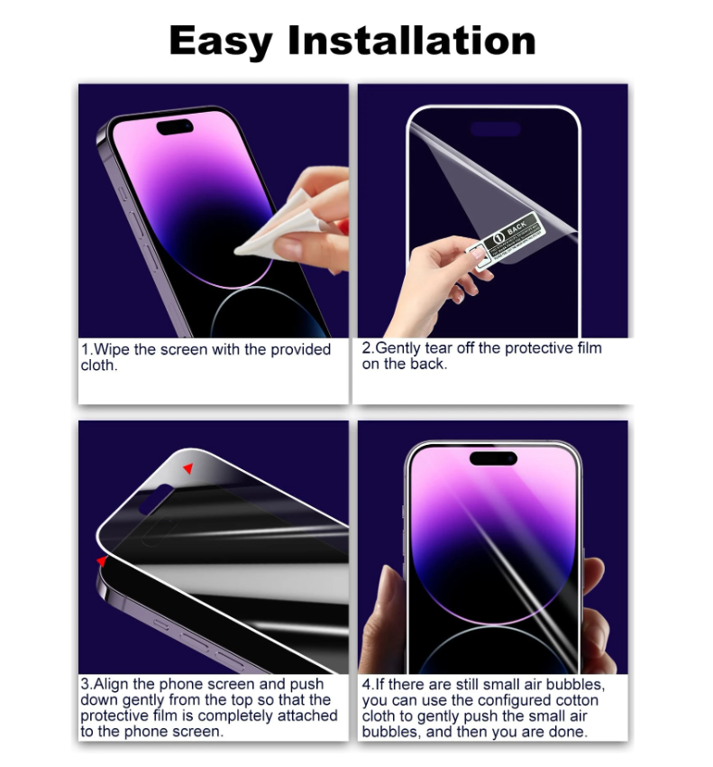 Glowy Screen Privacy Protector