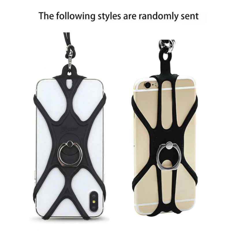 Silicone Phone Lanyard with Grip