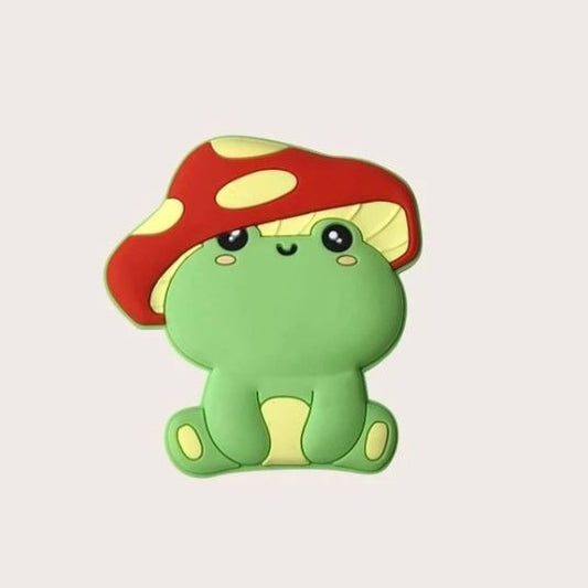 Frog in Mushroom Hat Pop Phone Grip